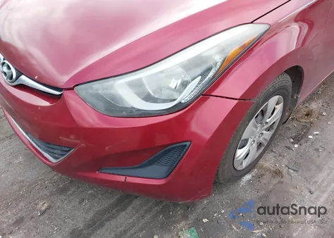 2016 Hyundai Elantra Se z USA, uszkodzony, nr VIN 5NPDH4AEXGH773244